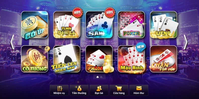 Điểm danh các tựa game bài hấp dẫn tại Mibet